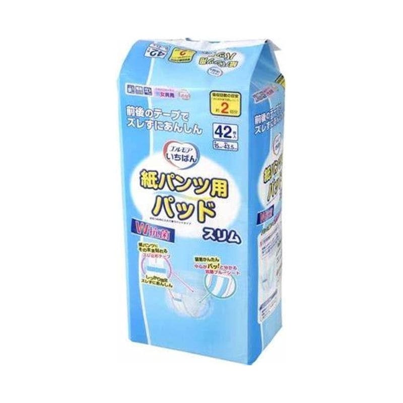 カミ商事 エルモア いちばん紙パンツ用パッドスリム 42枚